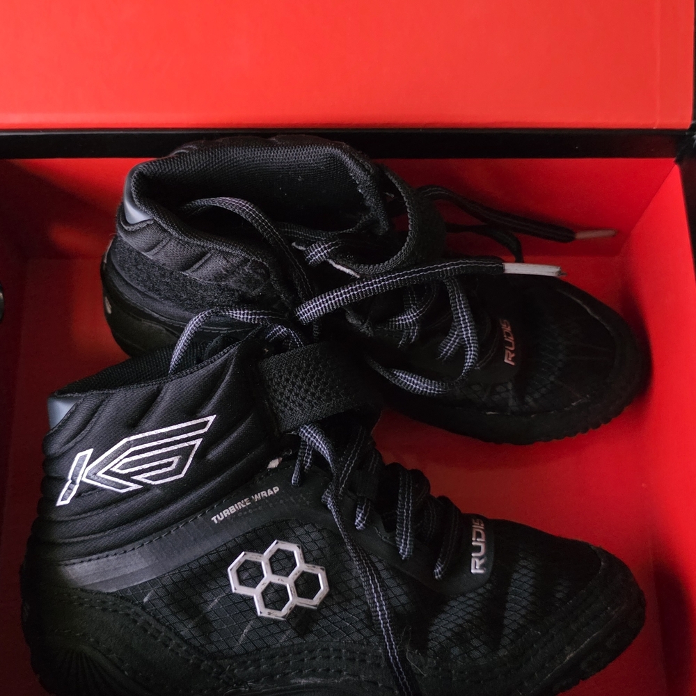 Kids Black High-Top Sneakers